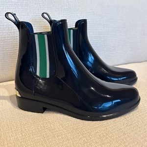 Ralph Lauren Tally Navy & Green Rain boots
